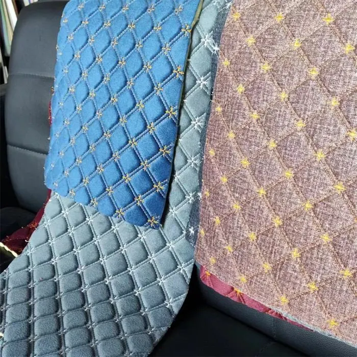 Tissu de broderie pour siège de voiture
