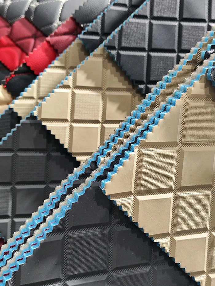 PVC Embroidery Leathers For Car Seat
