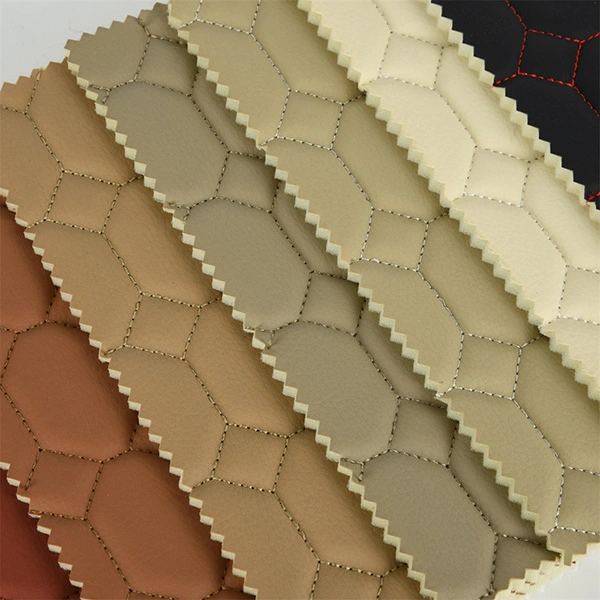 Cuir de broderie PVC