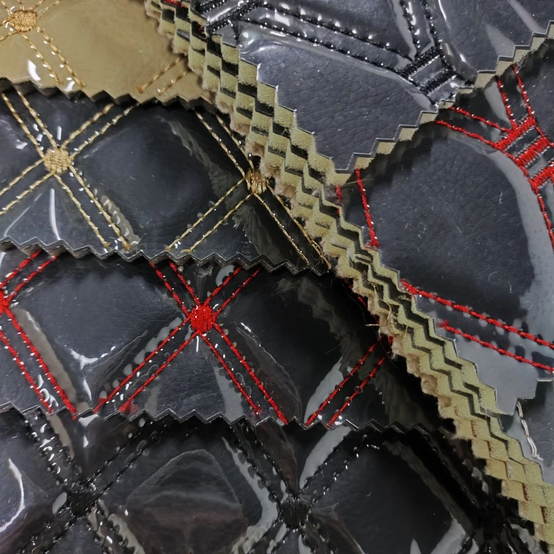 Cuir de broderie en PVC pour sol de voiture